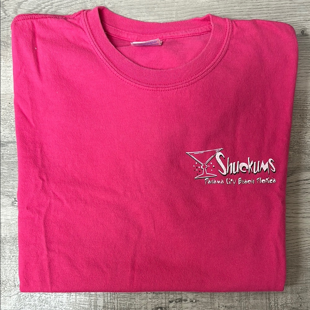 Shuckums Pink Graphic T-Shirt